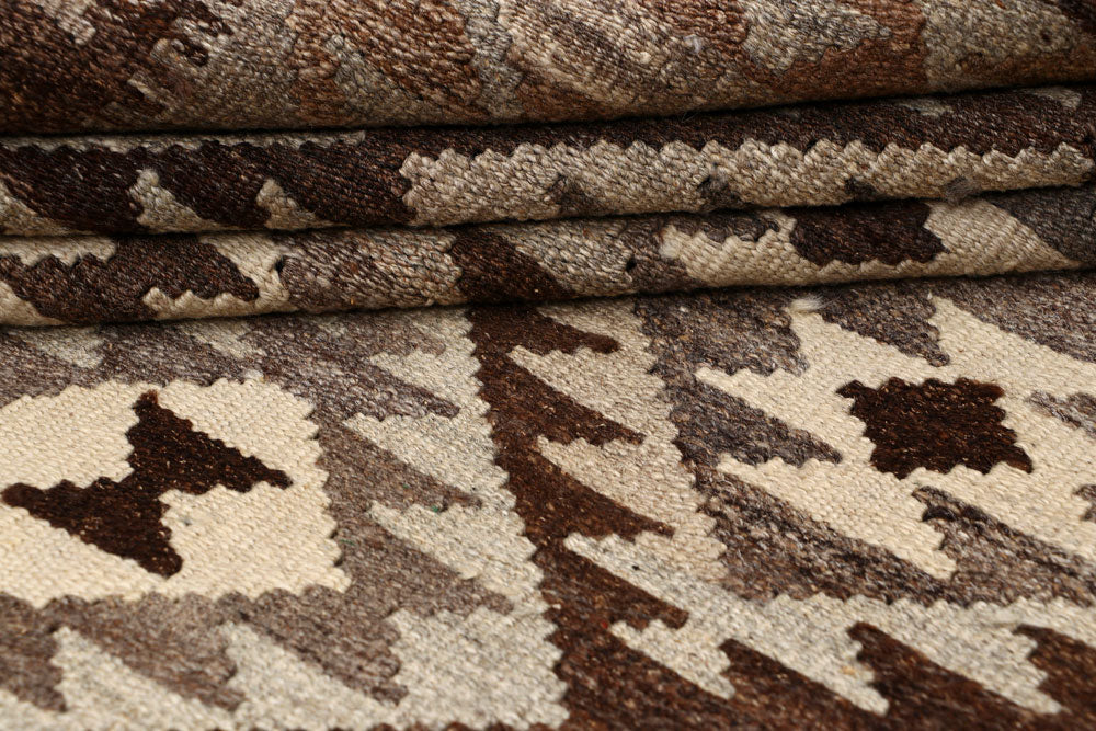 Multi Colored Kilim 4' 8 x 6' 6 - No. 66802 - ALRUG Rug Store