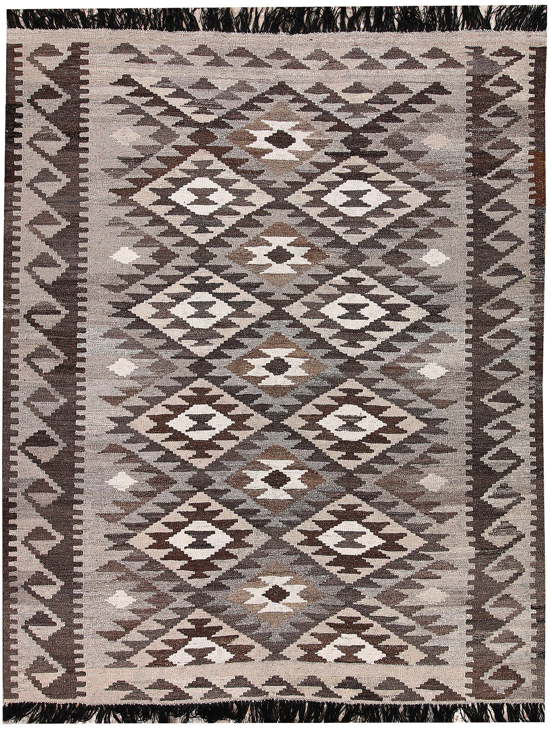 Multi Colored Kilim 4' 11 x 6' - No. 66803 - ALRUG Rug Store