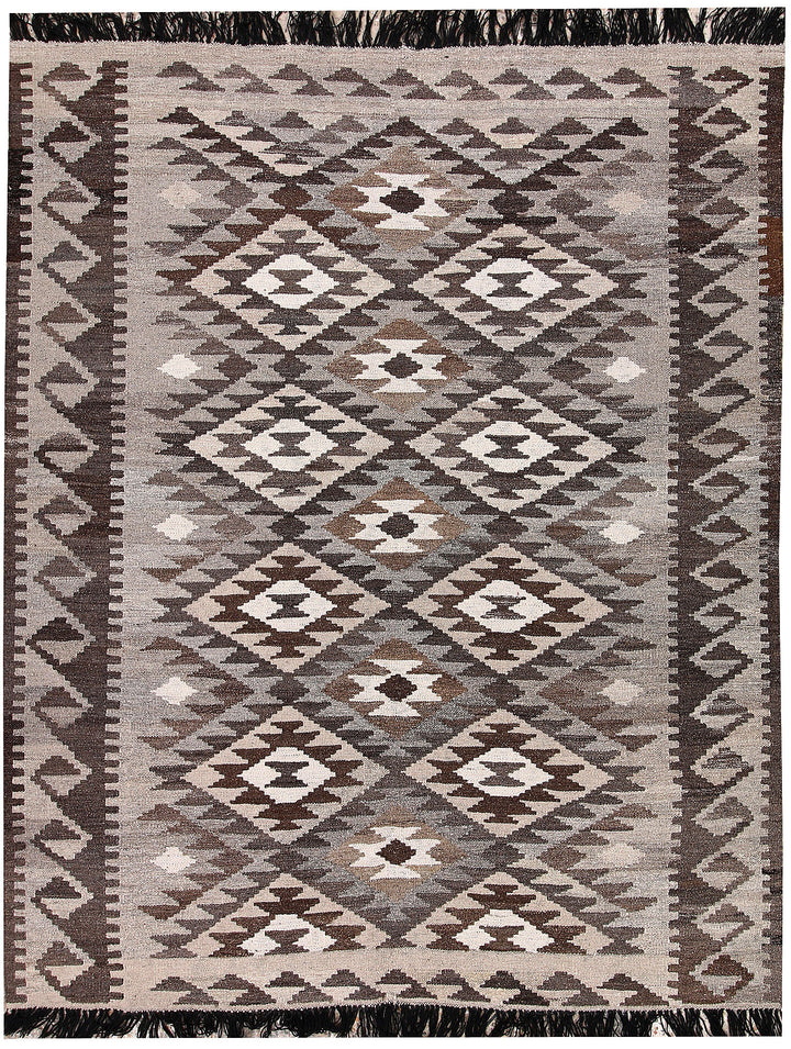 Multi Colored Kilim 4' 11 x 6' - No. 66803 - ALRUG Rug Store