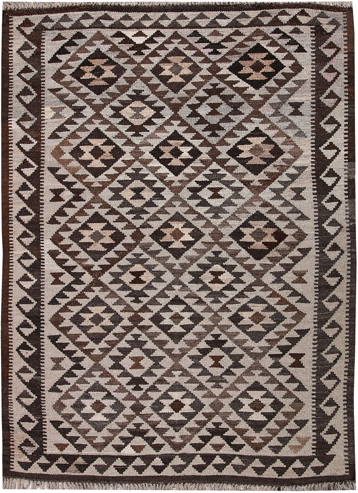 Multi Colored Kilim 4' 10 x 6' 7 - No. 66804 - ALRUG Rug Store