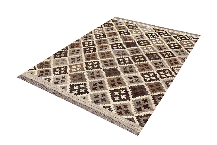 Multi Colored Kilim 5' x 6' 7 - No. 66805 - ALRUG Rug Store