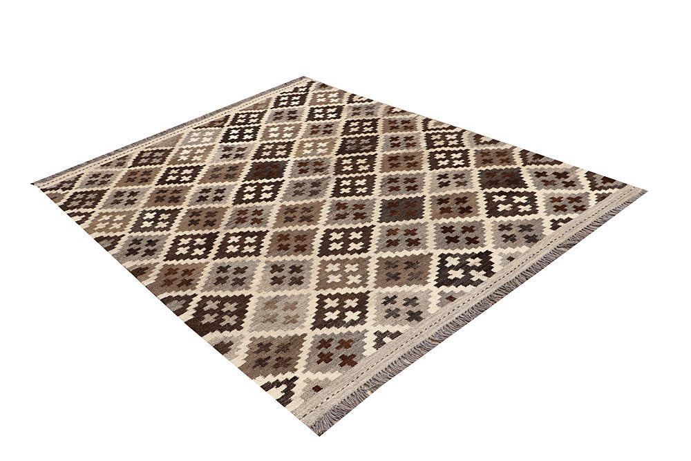 Multi Colored Kilim 5' x 6' 7 - No. 66805 - ALRUG Rug Store