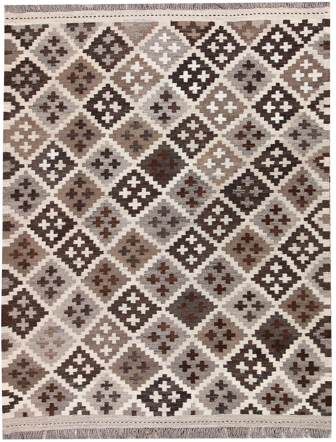 Multi Colored Kilim 5' x 6' 7 - No. 66805 - ALRUG Rug Store