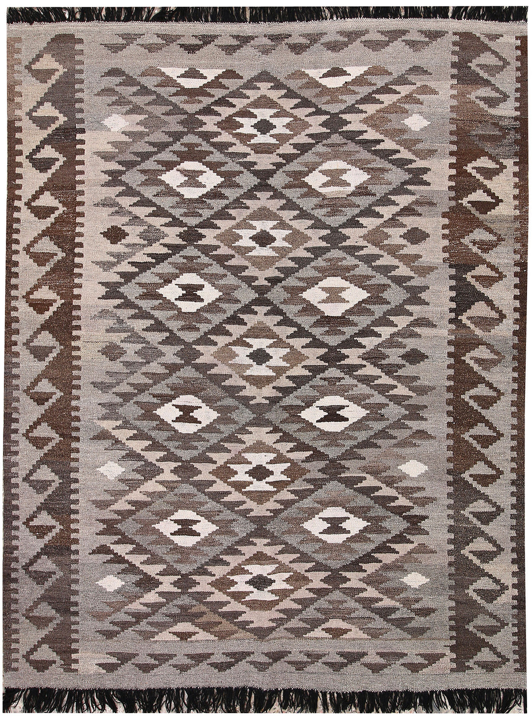 Multi Colored Kilim 5' x 6' 4 - No. 66806 - ALRUG Rug Store