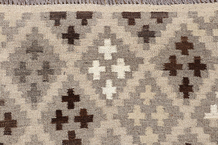 Multi Colored Kilim 5' 1 x 6' 6 - No. 66807 - ALRUG Rug Store
