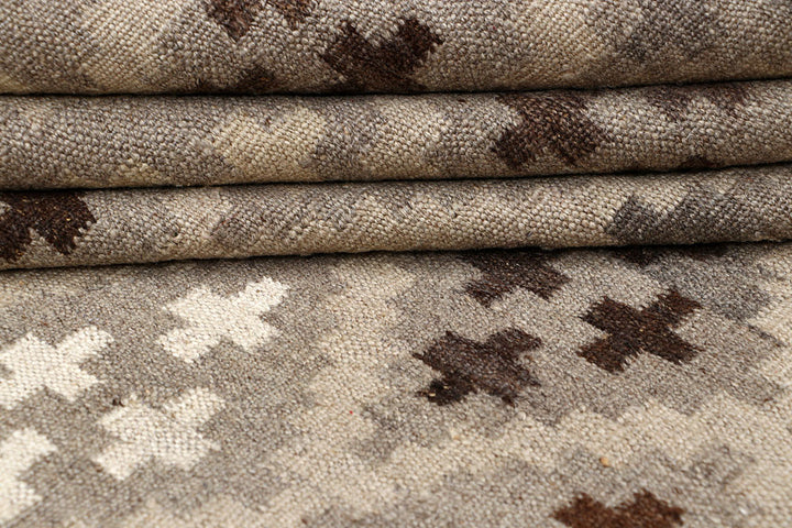 Multi Colored Kilim 5' 1 x 6' 6 - No. 66807 - ALRUG Rug Store