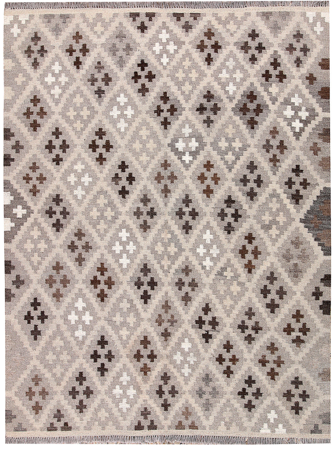 Multi Colored Kilim 5' 1 x 6' 6 - No. 66807 - ALRUG Rug Store