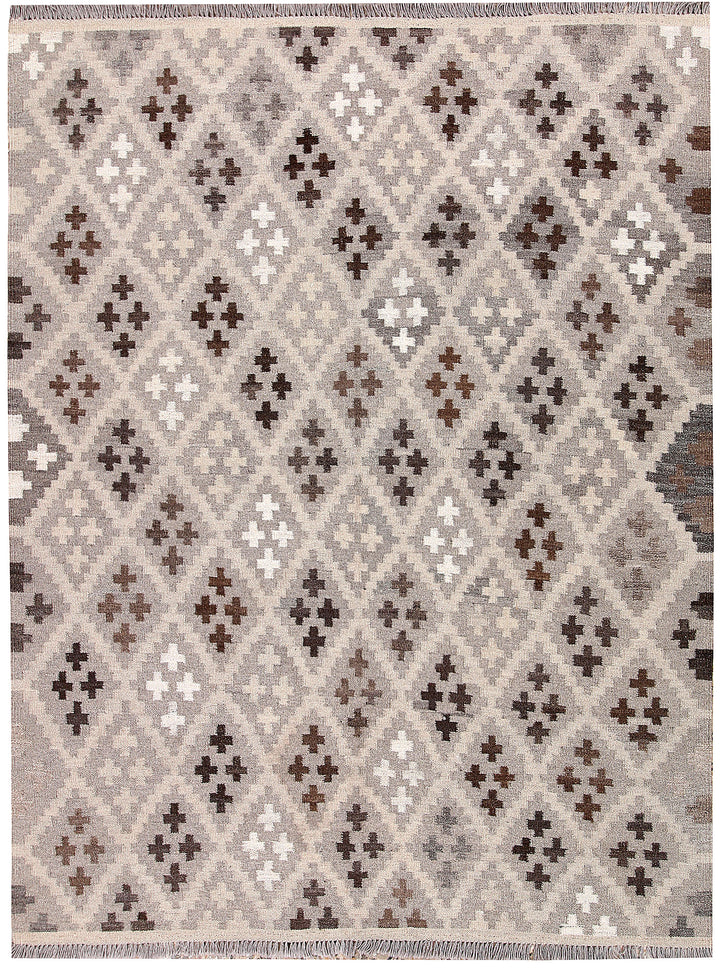 Multi Colored Kilim 5' 1 x 6' 6 - No. 66807 - ALRUG Rug Store