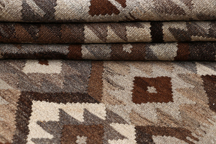 Multi Colored Kilim 4' 10 x 6' 8 - No. 66808 - ALRUG Rug Store