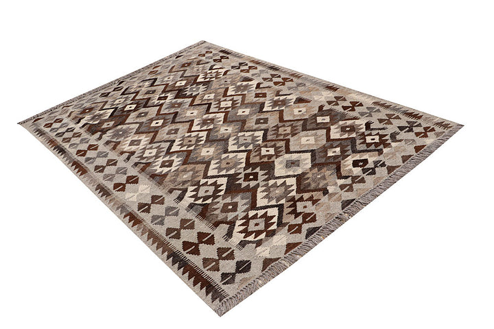 Multi Colored Kilim 4' 10 x 6' 8 - No. 66808 - ALRUG Rug Store