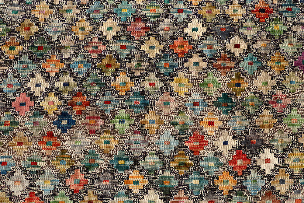 Multi Colored Kilim 5' 1 x 6' 5 - No. 66809 - ALRUG Rug Store