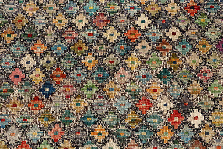 Multi Colored Kilim 5' 1 x 6' 5 - No. 66809 - ALRUG Rug Store