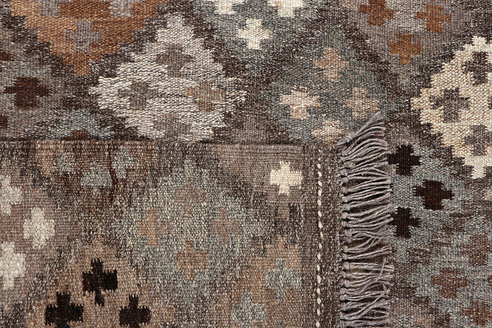 Multi Colored Kilim 4' 9 x 6' 6 - No. 66810 - ALRUG Rug Store