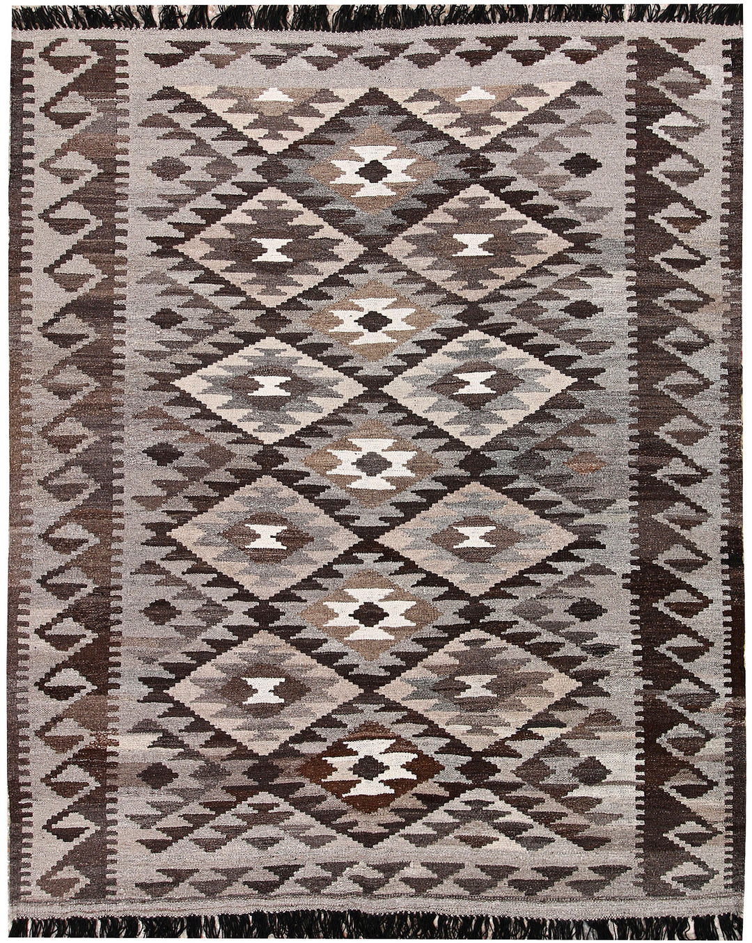 Multi Colored Kilim 4' 11 x 6' - No. 66811 - ALRUG Rug Store