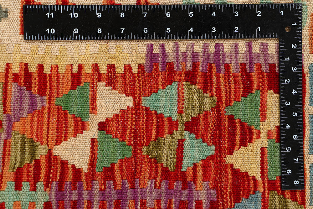 Multi Colored Kilim 4' 10 x 6' 5 - No. 66813 - ALRUG Rug Store