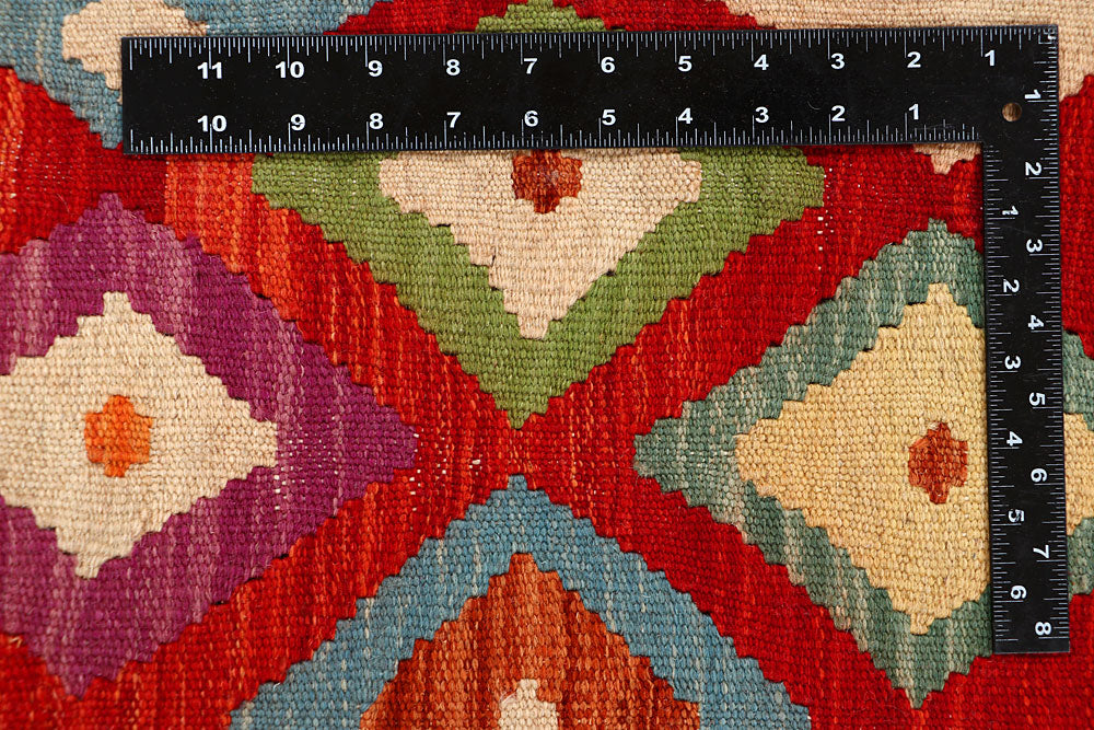 Multi Colored Kilim 5' 1 x 6' 2 - No. 66814 - ALRUG Rug Store