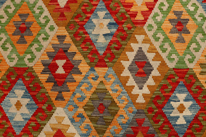 Multi Colored Kilim 5' x 6' 4 - No. 66815 - ALRUG Rug Store