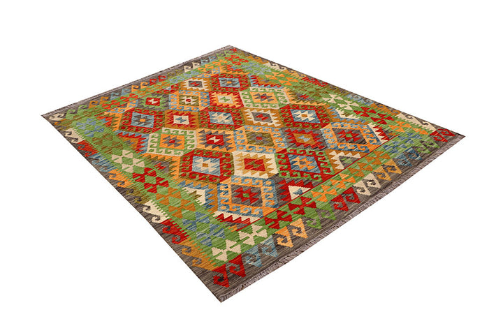 Multi Colored Kilim 5' x 6' 4 - No. 66815 - ALRUG Rug Store
