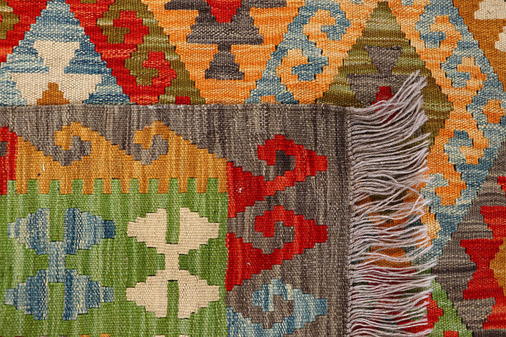 Multi Colored Kilim 5' x 6' 4 - No. 66815 - ALRUG Rug Store