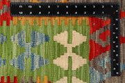 Multi Colored Kilim 5' x 6' 4 - No. 66815 - ALRUG Rug Store