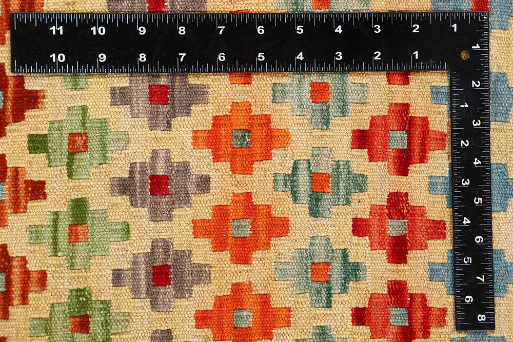 Multi Colored Kilim 5' 1 x 6' 5 - No. 66816 - ALRUG Rug Store