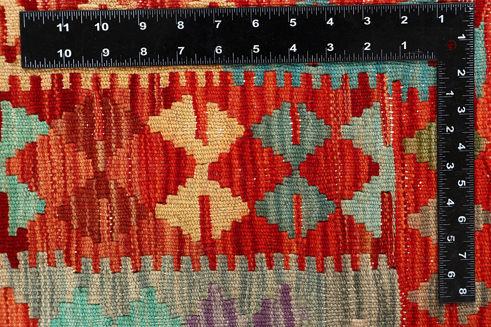 Multi Colored Kilim 4' 11 x 6' 5 - No. 66817 - ALRUG Rug Store