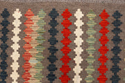 Multi Colored Kilim 5' 1 x 6' 9 - No. 66818 - ALRUG Rug Store