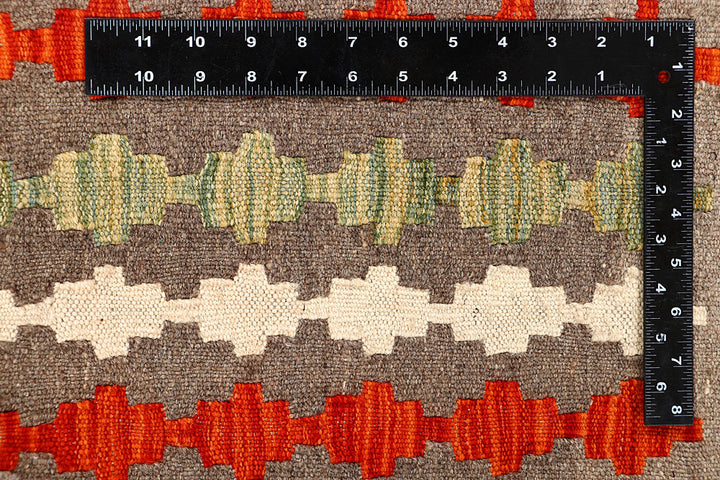 Multi Colored Kilim 5' 1 x 6' 9 - No. 66818 - ALRUG Rug Store