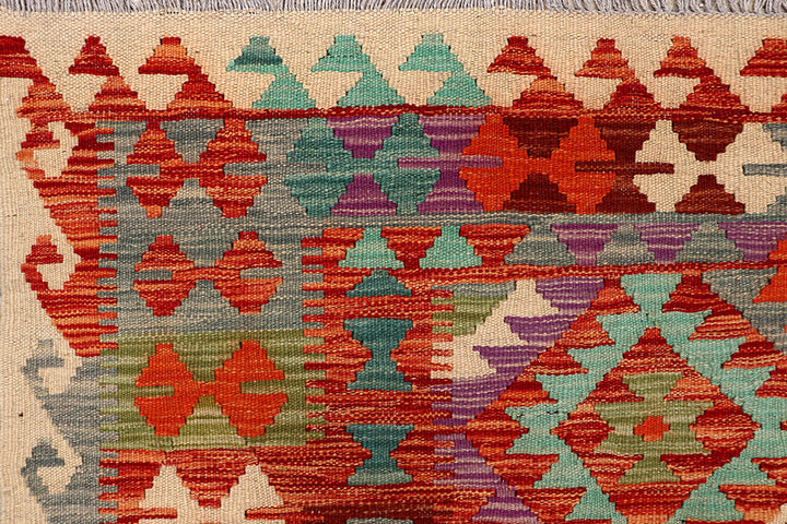 Multi Colored Kilim 4' 9 x 6' 6 - No. 66819 - ALRUG Rug Store