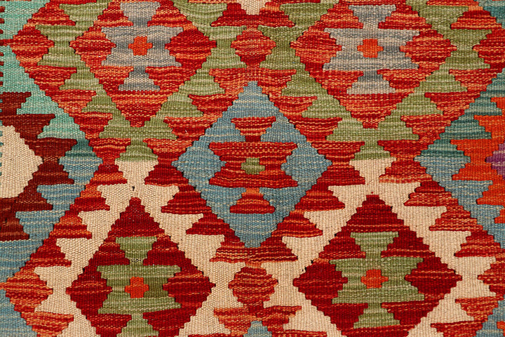Multi Colored Kilim 4' 9 x 6' 6 - No. 66819 - ALRUG Rug Store