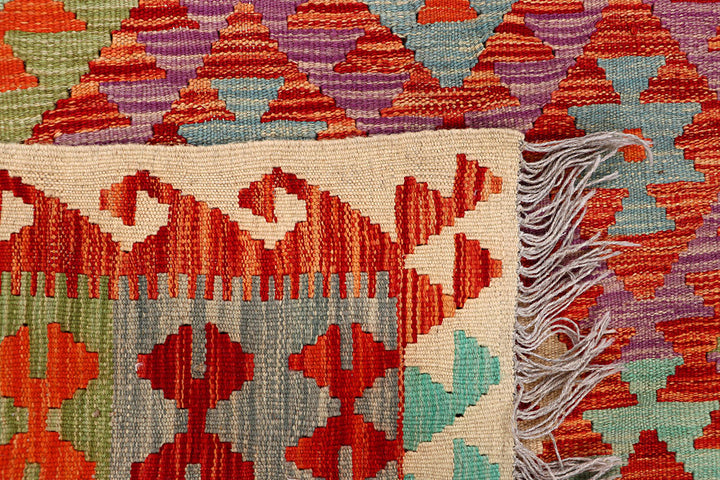 Multi Colored Kilim 4' 9 x 6' 6 - No. 66819 - ALRUG Rug Store