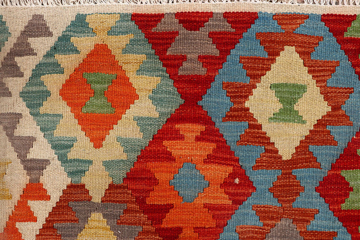 Multi Colored Kilim 5' 4 x 6' 5 - No. 66820 - ALRUG Rug Store