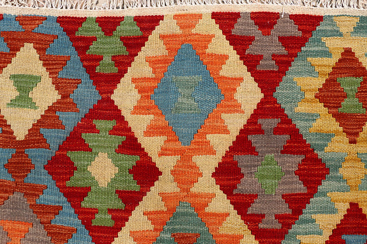 Multi Colored Kilim 5' 4 x 6' 5 - No. 66820 - ALRUG Rug Store