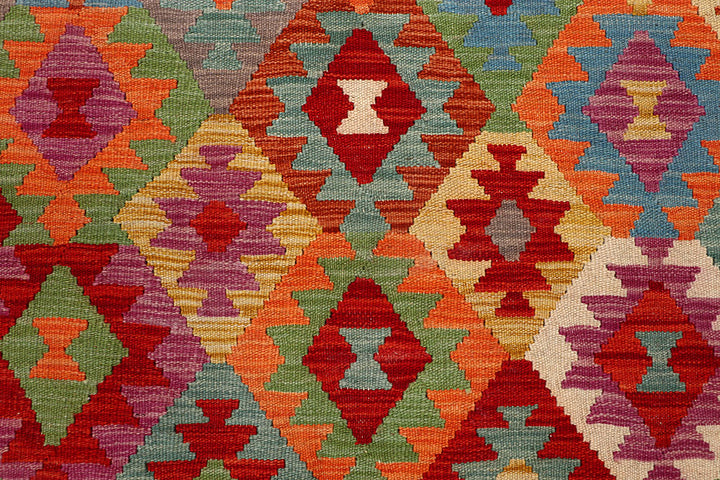 Multi Colored Kilim 5' 4 x 6' 5 - No. 66820 - ALRUG Rug Store