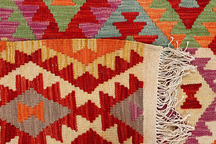 Multi Colored Kilim 5' 4 x 6' 5 - No. 66820 - ALRUG Rug Store