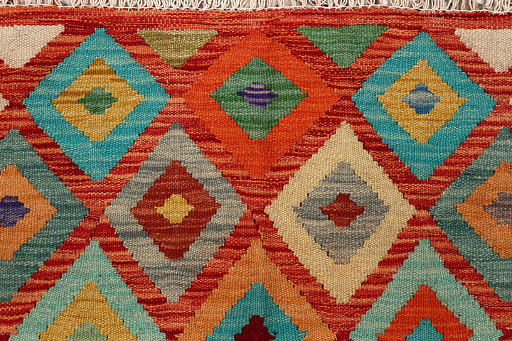 Multi Colored Kilim 4' 11 x 6' 6 - No. 66821 - ALRUG Rug Store