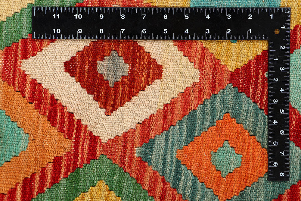 Multi Colored Kilim 4' 11 x 6' 6 - No. 66821 - ALRUG Rug Store
