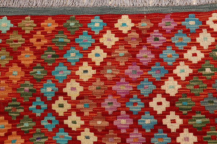 Multi Colored Kilim 5' 1 x 6' 1 - No. 66822 - ALRUG Rug Store