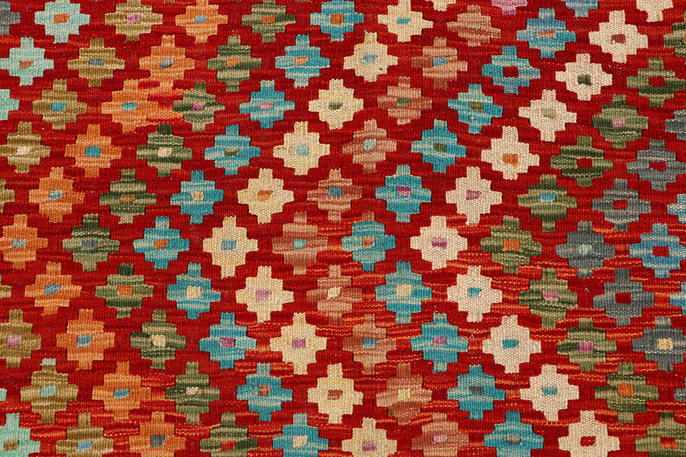 Multi Colored Kilim 5' 1 x 6' 1 - No. 66822 - ALRUG Rug Store