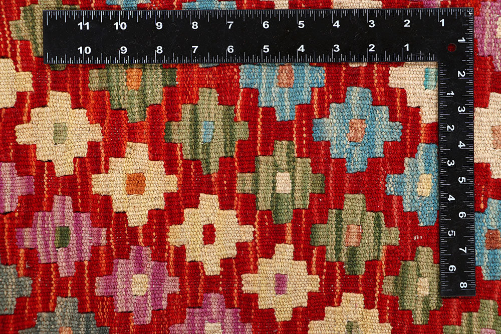 Multi Colored Kilim 5' 1 x 6' 1 - No. 66822 - ALRUG Rug Store