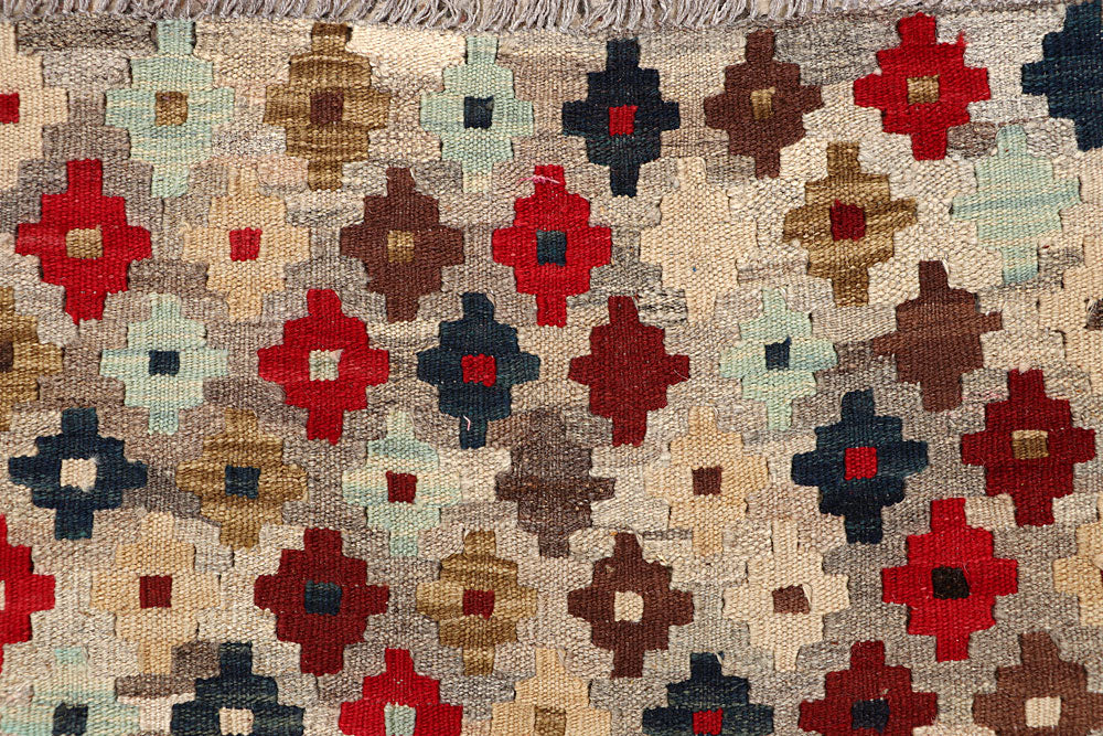 Multi Colored Kilim 4' 11 x 6' 5 - No. 66826 - ALRUG Rug Store