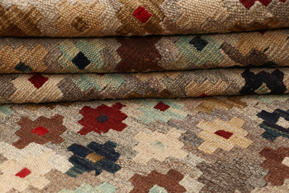 Multi Colored Kilim 4' 11 x 6' 5 - No. 66826 - ALRUG Rug Store