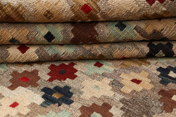 Multi Colored Kilim 4' 11 x 6' 5 - No. 66826 - ALRUG Rug Store