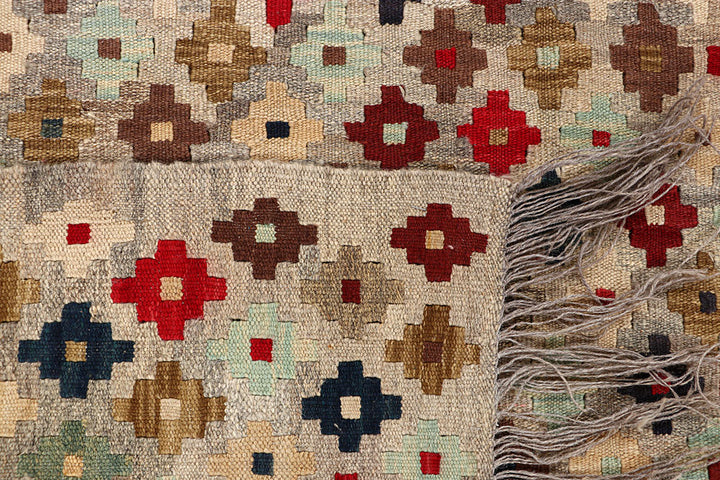 Multi Colored Kilim 4' 11 x 6' 5 - No. 66826 - ALRUG Rug Store