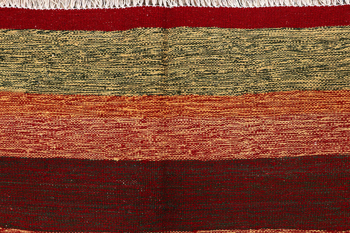 Multi Colored Kilim 4' 9 x 8' 2 - No. 66827 - ALRUG Rug Store