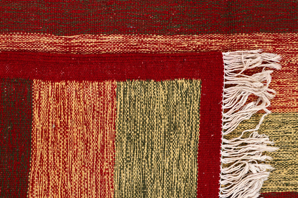 Multi Colored Kilim 4' 9 x 8' 2 - No. 66827 - ALRUG Rug Store