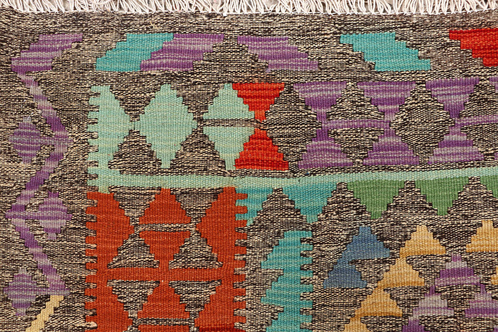 Multi Colored Kilim 5' 4 x 8' 1 - No. 66830 - ALRUG Rug Store