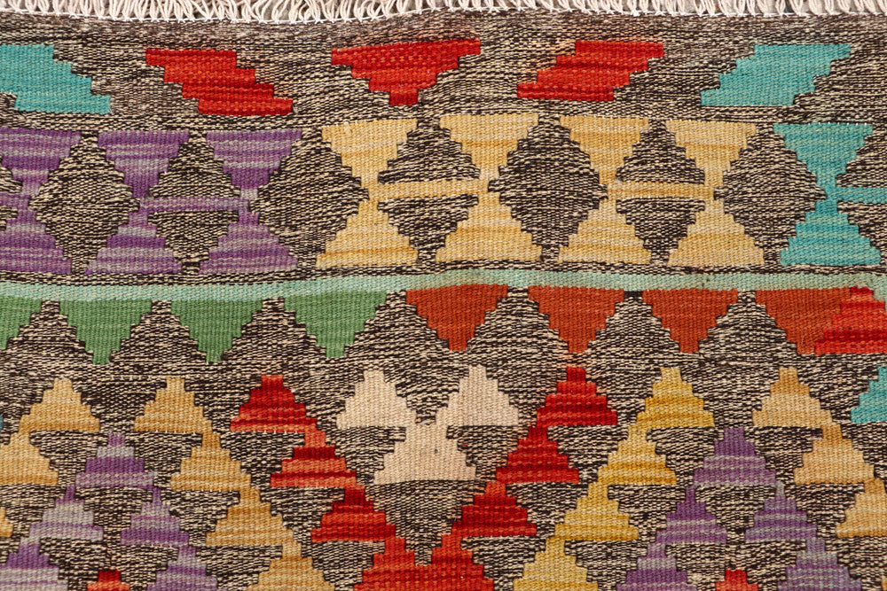 Multi Colored Kilim 5' 4 x 8' 1 - No. 66830 - ALRUG Rug Store