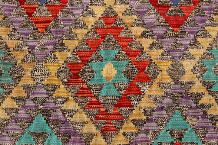 Multi Colored Kilim 5' 4 x 8' 1 - No. 66830 - ALRUG Rug Store
