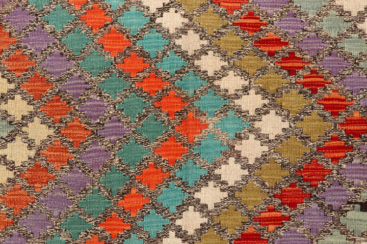 Multi Colored Kilim 5' 7 x 7' 10 - No. 66831 - ALRUG Rug Store